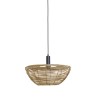 Suspension Ibiza rotin naturel D50cm