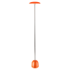 Lampadaire champignon LED orange