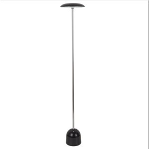 Lampadaire champignon LED noir