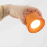 Lampe déco LED tactile orange