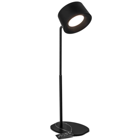 Lampe déco LED tactile noir