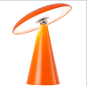 Lampe champignon LED tactile orange